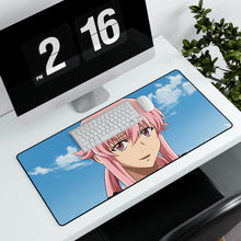 Load image into Gallery viewer, Mirai Nikki Yuno Gasai Mouse Pad (Desk Mat) With Laptop
