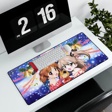 Load image into Gallery viewer, Girls und Panzer Mouse Pad (Desk Mat) With Laptop
