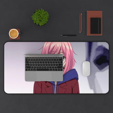 Load image into Gallery viewer, Matsuri Mizusawa Mouse Pad (Desk Mat) With Laptop