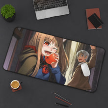 Load image into Gallery viewer, Spice And Wolf Mouse Pad (Desk Mat) On Desk