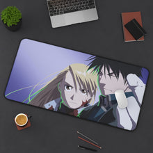 Load image into Gallery viewer, Riza Hawkeye Roy Mustang Mouse Pad (Desk Mat) On Desk