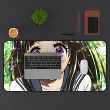 Load image into Gallery viewer, Hyouka Eru Chitanda Mouse Pad (Desk Mat) With Laptop
