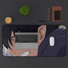 Load image into Gallery viewer, Rin Okumura Mouse Pad (Desk Mat) With Laptop
