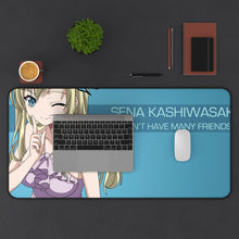 Load image into Gallery viewer, Boku Wa Tomodachi Ga Sukunai Sena Kashiwazaki Mouse Pad (Desk Mat) With Laptop