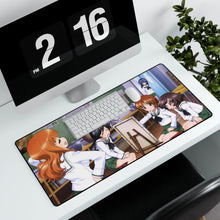 Load image into Gallery viewer, Girls und Panzer Mouse Pad (Desk Mat) With Laptop