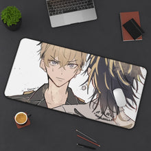 Load image into Gallery viewer, Tokyo Revengers Chifuyu Matsuno, Kazutora Hanemiya Mouse Pad (Desk Mat) On Desk