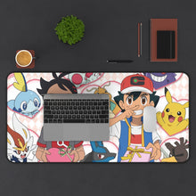 Load image into Gallery viewer, Anime Pokémon Mouse Pad (Desk Mat) With Laptop