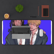 Load image into Gallery viewer, Tokyo Revengers Chifuyu Matsuno, Keisuke Baji Mouse Pad (Desk Mat) With Laptop