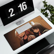 Load image into Gallery viewer, Lycoris Recoil Takina Inoue, Chisato Nishikigi Mouse Pad (Desk Mat) With Laptop