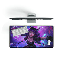 Load image into Gallery viewer, Cyberpunk, Girl, Falling, Sci-Fi, Mouse Pad (Desk Mat)