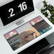 Load image into Gallery viewer, Anime Girl Mouse Pad (Desk Mat) With Laptop