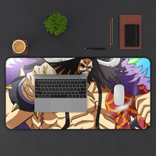 Load image into Gallery viewer, Kaido (One Piece) Mouse Pad (Desk Mat) With Laptop
