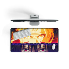 Load image into Gallery viewer, Naruto Uzumaki and Sasuke Uchiha's eyes Mouse Pad (Desk Mat) On Desk