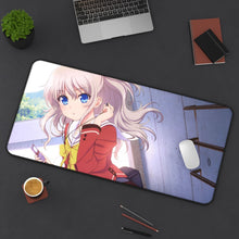Load image into Gallery viewer, Nao Tomori listening to music Mouse Pad (Desk Mat) On Desk