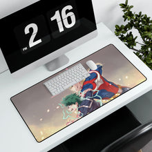 Load image into Gallery viewer, My Hero Academia Izuku Midoriya, All Might Mouse Pad (Desk Mat) With Laptop