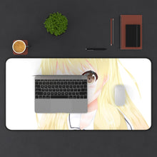 Load image into Gallery viewer, Aho Girl Mouse Pad (Desk Mat) With Laptop