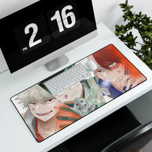 Load image into Gallery viewer, My Hero Academia Izuku Midoriya, Katsuki Bakugou Mouse Pad (Desk Mat) With Laptop