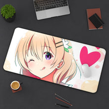 Load image into Gallery viewer, Is The Order A Rabbit? Mouse Pad (Desk Mat) On Desk