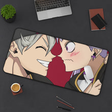 Load image into Gallery viewer, Black Clover Asta, Noelle Silva Mouse Pad (Desk Mat) On Desk