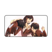 Load image into Gallery viewer, Eren Jäger,Mikasa Ackerman and Carla Yeager Mouse Pad (Desk Mat)