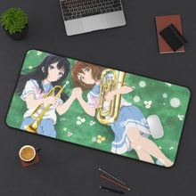 Load image into Gallery viewer, Sound! Euphonium Kumiko Oumae, Reina Kousaka Mouse Pad (Desk Mat) On Desk