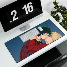 Load image into Gallery viewer, My Hero Academia Izuku Midoriya, Katsuki Bakugou Mouse Pad (Desk Mat) With Laptop