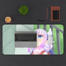 Load image into Gallery viewer, Miss Kobayashi's Dragon Maid Kanna Kamui, Kobayashi San Chi No Maid Dragon Mouse Pad (Desk Mat) With Laptop
