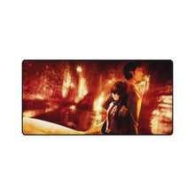 Load image into Gallery viewer, Makise Kurisu & Rintaro Okabe Mouse Pad (Desk Mat)