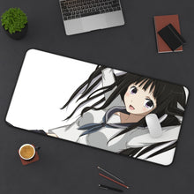Load image into Gallery viewer, Eru Chitanda smiling Mouse Pad (Desk Mat) On Desk