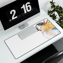 Load image into Gallery viewer, Nisekoi Chitoge Kirisaki Mouse Pad (Desk Mat) With Laptop