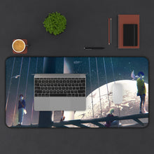 Load image into Gallery viewer, Wonder Egg Priority Rika Kawai, Momoe Sawaki, Neiru Aonuma Mouse Pad (Desk Mat) With Laptop