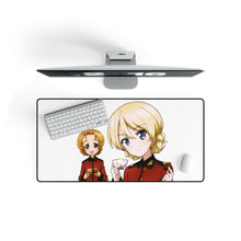 Load image into Gallery viewer, Girls und Panzer Mouse Pad (Desk Mat) On Desk