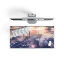 Load image into Gallery viewer, Anime girl playing a piano on a shallow lake, reflecting the planets above Mouse Pad (Desk Mat) On Desk