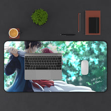 Load image into Gallery viewer, Yona Of The Dawn Mouse Pad (Desk Mat) With Laptop