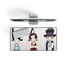 Load image into Gallery viewer, Luffy,Ace and Sabo Mouse Pad (Desk Mat) On Desk
