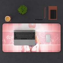 Load image into Gallery viewer, Nisekoi Chitoge Kirisaki Mouse Pad (Desk Mat) With Laptop