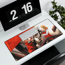 Load image into Gallery viewer, Hidamari Sketch Mouse Pad (Desk Mat) With Laptop