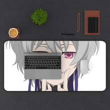 Load image into Gallery viewer, Darker Than Black Yin Mouse Pad (Desk Mat) With Laptop