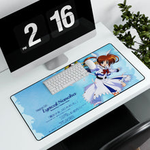 Load image into Gallery viewer, Magical Girl Lyrical Nanoha Mouse Pad (Desk Mat) With Laptop