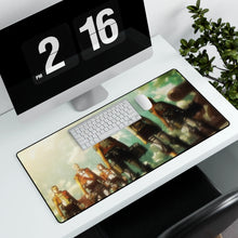 Load image into Gallery viewer, Eren Jaeger, Mikasa Ackerman, Armin Arlert and Dot Pixis Mouse Pad (Desk Mat)