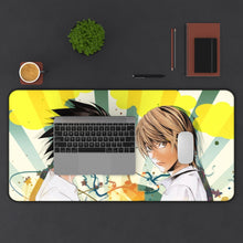 Load image into Gallery viewer, Death Note Light Yagami Mouse Pad (Desk Mat) With Laptop