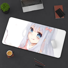 Load image into Gallery viewer, EroManga-Sensei Mouse Pad (Desk Mat) On Desk