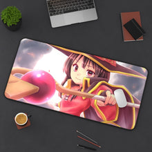Load image into Gallery viewer, Megumin Mouse Pad (Desk Mat) On Desk