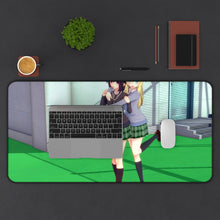 Load image into Gallery viewer, Boku Wa Tomodachi Ga Sukunai Sena Kashiwazaki, Yozora Mikazuki Mouse Pad (Desk Mat) With Laptop