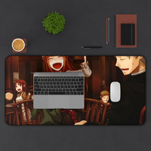 Load image into Gallery viewer, Spice And Wolf Mouse Pad (Desk Mat) With Laptop