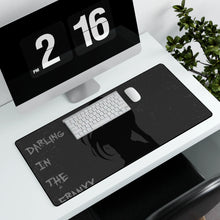 Load image into Gallery viewer, ZeroTwo Black/Grey Mouse Pad (Desk Mat) With Laptop
