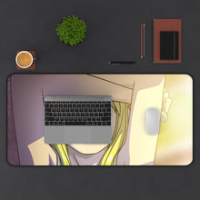 Load image into Gallery viewer, Winry Rockbell Mouse Pad (Desk Mat) With Laptop