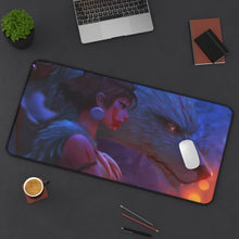 Load image into Gallery viewer, Princess Mononoke Mouse Pad (Desk Mat) On Desk