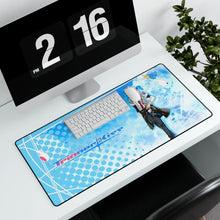 Load image into Gallery viewer, Nekketsu Inou Bukatsu-tan Trigger Kiss Mouse Pad (Desk Mat) With Laptop