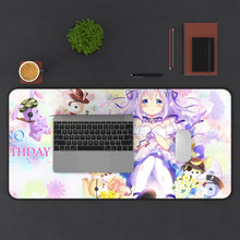 Load image into Gallery viewer, Is The Order A Rabbit? Mouse Pad (Desk Mat) With Laptop